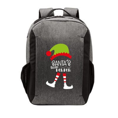 Santas Little Helper Elf Holiday Vector Backpack