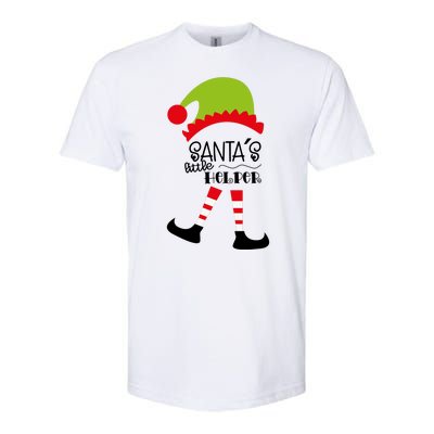 Santas Little Helper Elf Holiday Softstyle® CVC T-Shirt