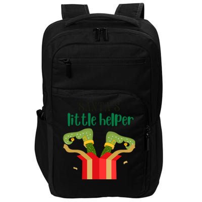 Santas Little Helper Christmas Kids Christmas Clothes Kids Christmas Outfitc Impact Tech Backpack