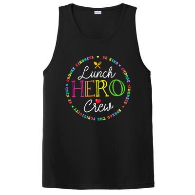 School Lunch Hero Squad Funny Cafeteria Workers Crew Lady PosiCharge Competitor Tank