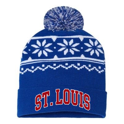 St. Louis Hometown Pride Throwback Design USA-Made Snowflake Beanie