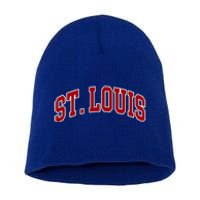 St. Louis Hometown Pride Throwback Design Short Acrylic Beanie