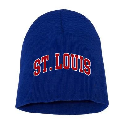 St. Louis Hometown Pride Throwback Design Short Acrylic Beanie