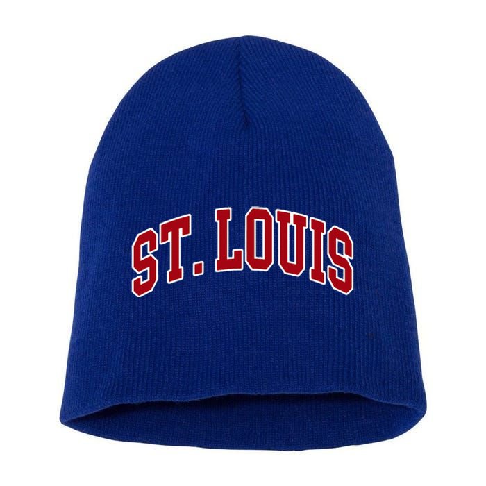 St. Louis Hometown Pride Throwback Design Short Acrylic Beanie