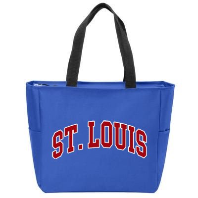 St. Louis Hometown Pride Throwback Design Zip Tote Bag