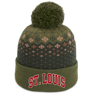 St. Louis Hometown Pride Throwback Design The Baniff Cuffed Pom Beanie