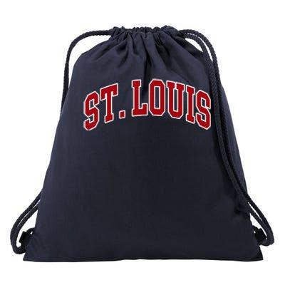 St. Louis Hometown Pride Throwback Design Drawstring Bag