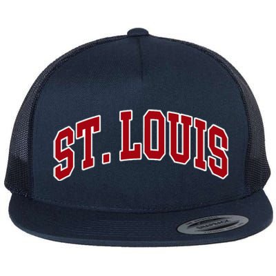 St. Louis Hometown Pride Throwback Design Flat Bill Trucker Hat