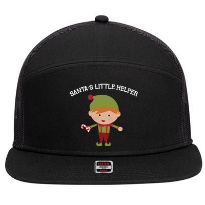 Santa's Little Helper 7 Panel Mesh Trucker Snapback Hat