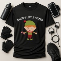 Santa's Little Helper Cooling Performance Crew T-Shirt