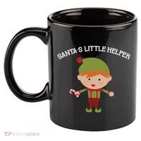 Santa's Little Helper 11oz C Handle Ceramic Mug