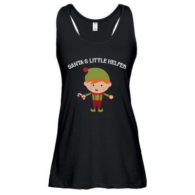 Santa's Little Helper Ladies Essential Flowy Tank
