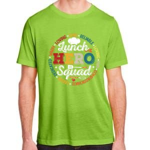 School Lunch Hero Squad Funny Cafeteria Workers Retro Cool Gift Adult ChromaSoft Performance T-Shirt