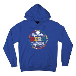 School Lunch Hero Squad Funny Cafeteria Workers Retro Cool Gift Hoodie