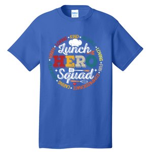 School Lunch Hero Squad Funny Cafeteria Workers Retro Cool Gift Tall T-Shirt