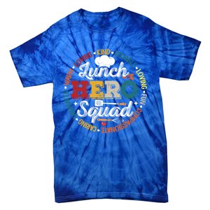 School Lunch Hero Squad Funny Cafeteria Workers Retro Cool Gift Tie-Dye T-Shirt