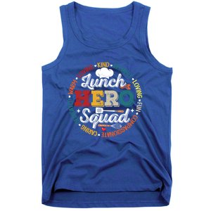 School Lunch Hero Squad Funny Cafeteria Workers Retro Cool Gift Tank Top