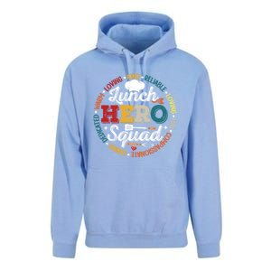 School Lunch Hero Squad Funny Cafeteria Workers Retro Cool Gift Unisex Surf Hoodie