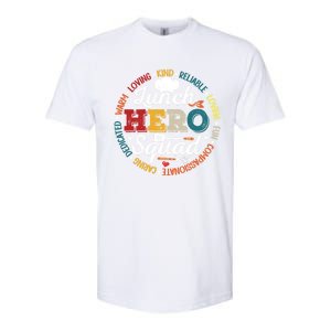 School Lunch Hero Squad Funny Cafeteria Workers Retro Cool Gift Softstyle CVC T-Shirt