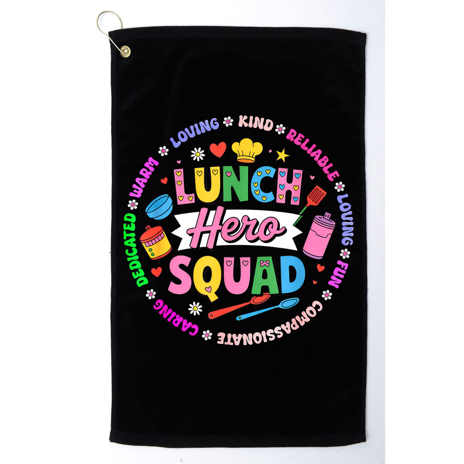 School Lunch Hero Squad Golf Towel