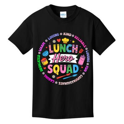 School Lunch Hero Squad Kids T-Shirt