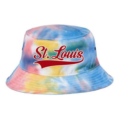 St Louis Hometown Pride Throwback Design Tie Dye Newport Bucket Hat