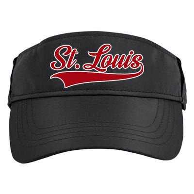 St Louis Hometown Pride Throwback Design Adult Drive Performance Visor