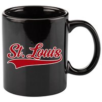 St Louis Hometown Pride Throwback Design 11oz C Handle Ceramic Mug