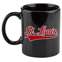 St Louis Hometown Pride Throwback Design 11oz C Handle Ceramic Mug