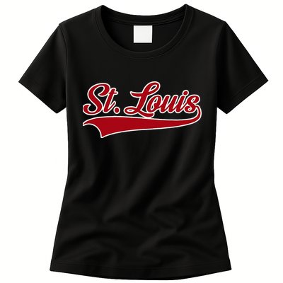St Louis Hometown Pride Throwback Design Womens T-Shirt