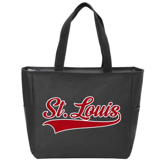 St Louis Hometown Pride Throwback Design Zip Tote Bag