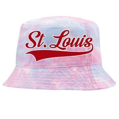 St Louis Hometown Pride Throwback Design Tie-Dyed Bucket Hat