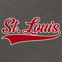St Louis Hometown Pride Throwback Design Cotton Canvas Backpack