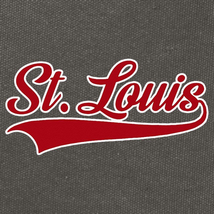 St Louis Hometown Pride Throwback Design Cotton Canvas Backpack