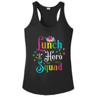 School Lunch Hero Squad Funny Cafeteria Workers Gifts Ladies PosiCharge Competitor Racerback Tank