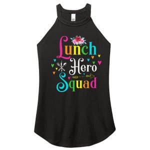 School Lunch Hero Squad Funny Cafeteria Workers Gifts Women's Perfect Tri Rocker Tank