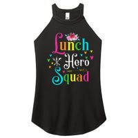 School Lunch Hero Squad Funny Cafeteria Workers Gifts Women's Perfect Tri Rocker Tank