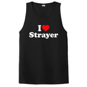 Strayer Love Heart College University Alumni PosiCharge Competitor Tank