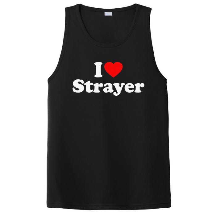 Strayer Love Heart College University Alumni PosiCharge Competitor Tank