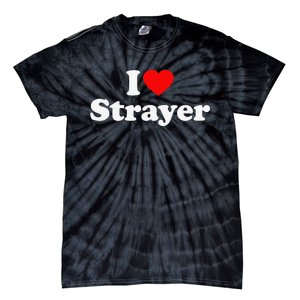 Strayer Love Heart College University Alumni Tie-Dye T-Shirt