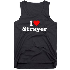 Strayer Love Heart College University Alumni Tank Top