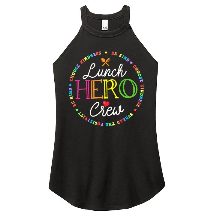 School Lunch Hero Squad Funny Cafeteria Workers Crew Lady Women's Perfect Tri Rocker Tank