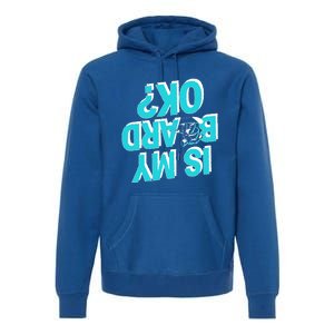 Snowboarding Lover Humor Design Funny Snowboarder Gift Premium Hoodie