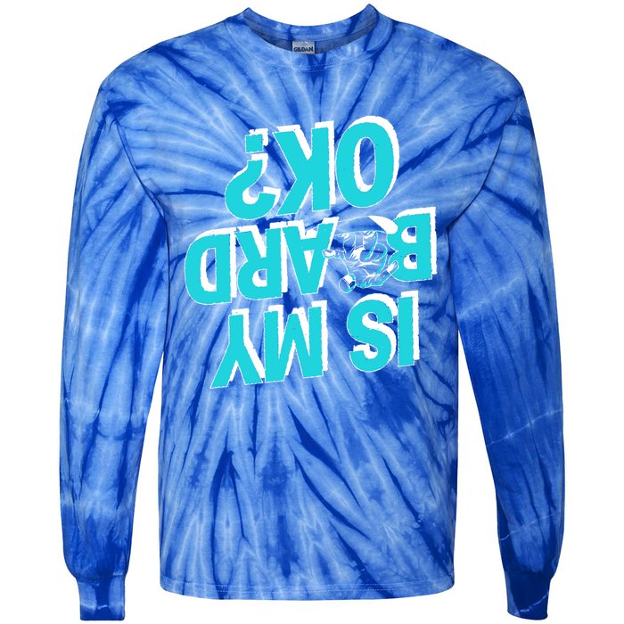 Snowboarding Lover Humor Design Funny Snowboarder Gift Tie-Dye Long Sleeve Shirt