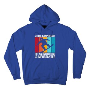 Snowboarding Lover Humor Design Funny Snowboarder Cute Gift Hoodie