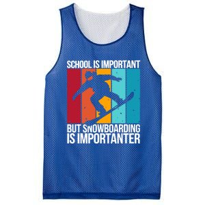 Snowboarding Lover Humor Design Funny Snowboarder Cute Gift Mesh Reversible Basketball Jersey Tank