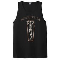 Spooktacular Lazy Halloween Costume Never Better Coffin PosiCharge Competitor Tank