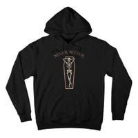 Spooktacular Lazy Halloween Costume Never Better Coffin Tall Hoodie