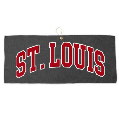 St. Louis Hometown Pride Throwback Design Large Microfiber Waffle Golf Towel