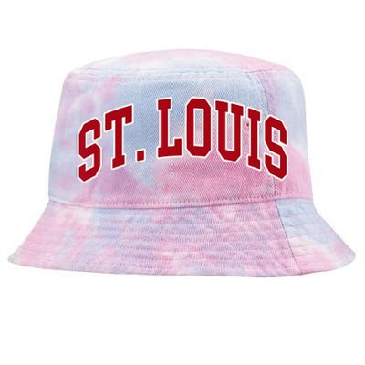 St. Louis Hometown Pride Throwback Design Tie-Dyed Bucket Hat